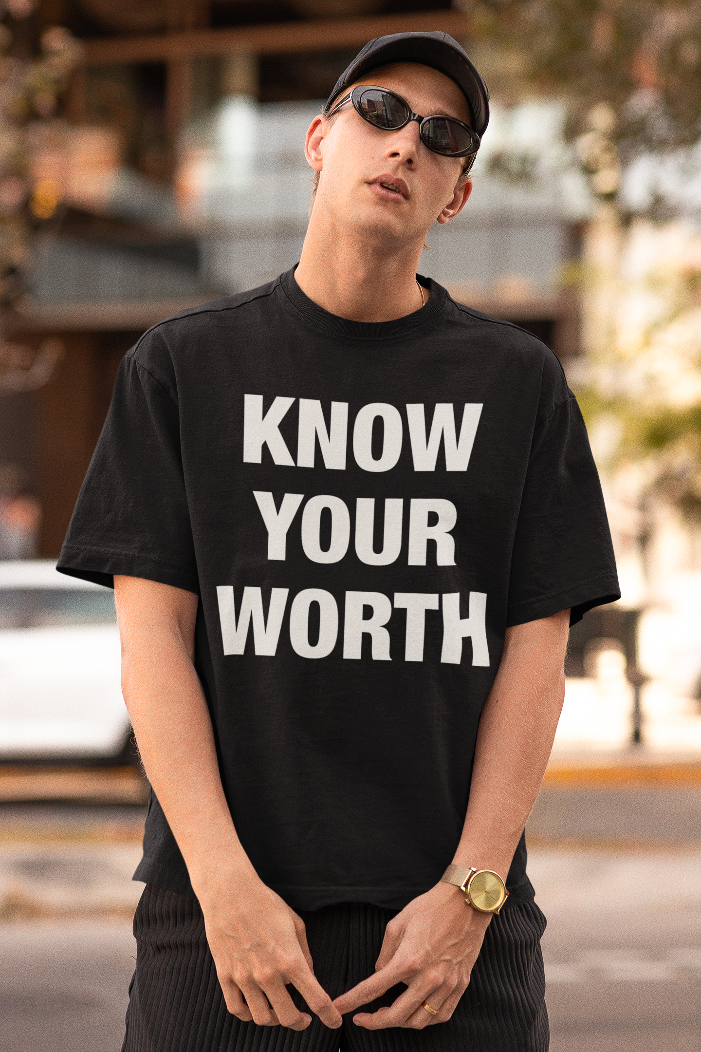 KNOW YOUR WORTH unisex T-shirt
