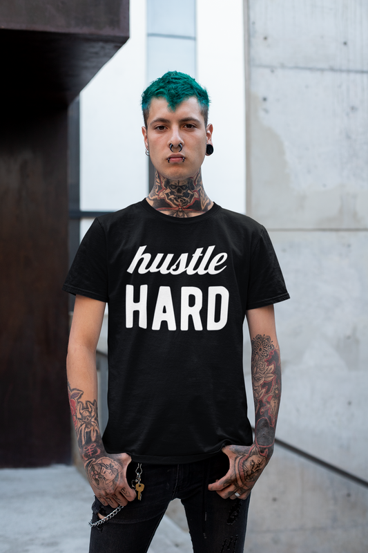 HUSTLE HARD Short-Sleeve Unisex T-Shirt