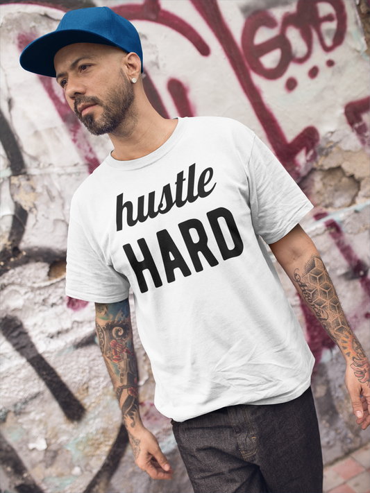 HUSTLE HARD (BLK font) Short-Sleeve Unisex T-Shirt